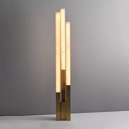 Dune Alabaster Column Floor Lamp