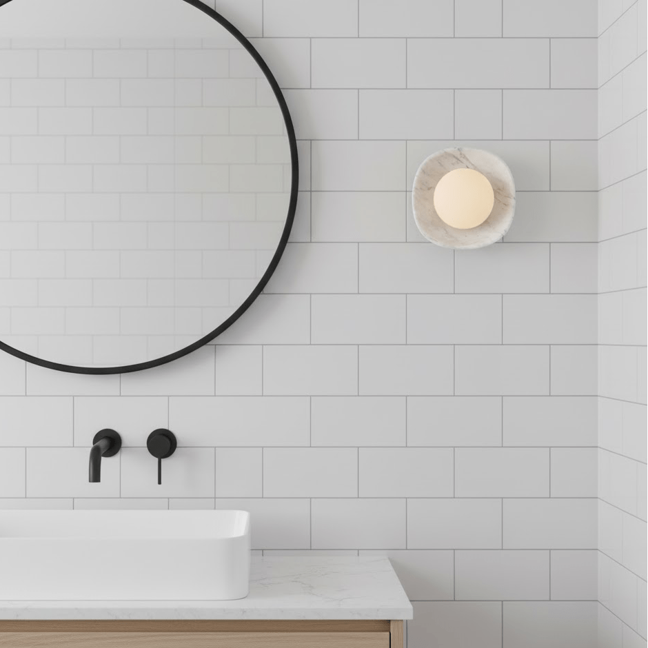 Carrara Cusp Sconce Aplique