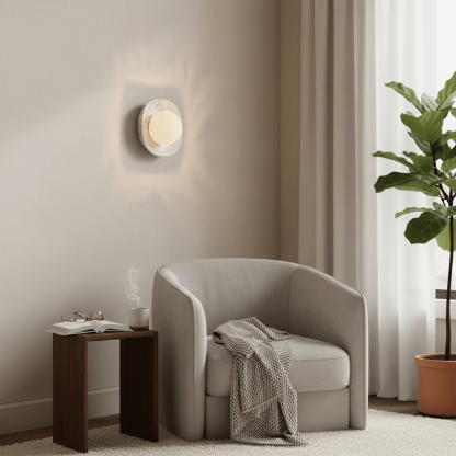 Carrara Cusp Sconce Aplique