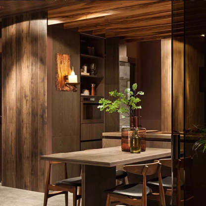 Austin Moderno LED Aplique Madera/Metal Salón/Dormitorio