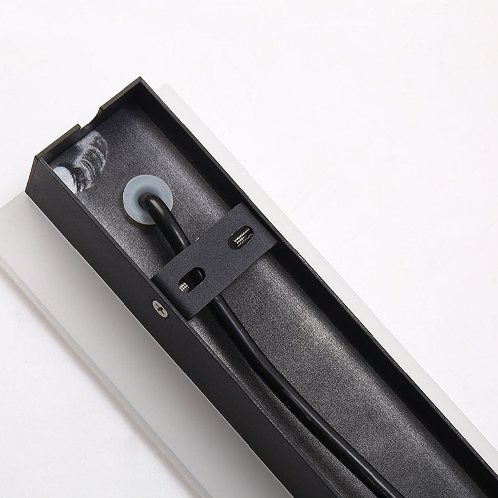 Edge Moderno Lineal Aplique Exterior Metal Acrílico Jardín Pasillo