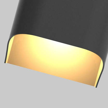 Orr Moderno LED Solar Aplique Exterior Metal Jardín Terraza Pasillo
