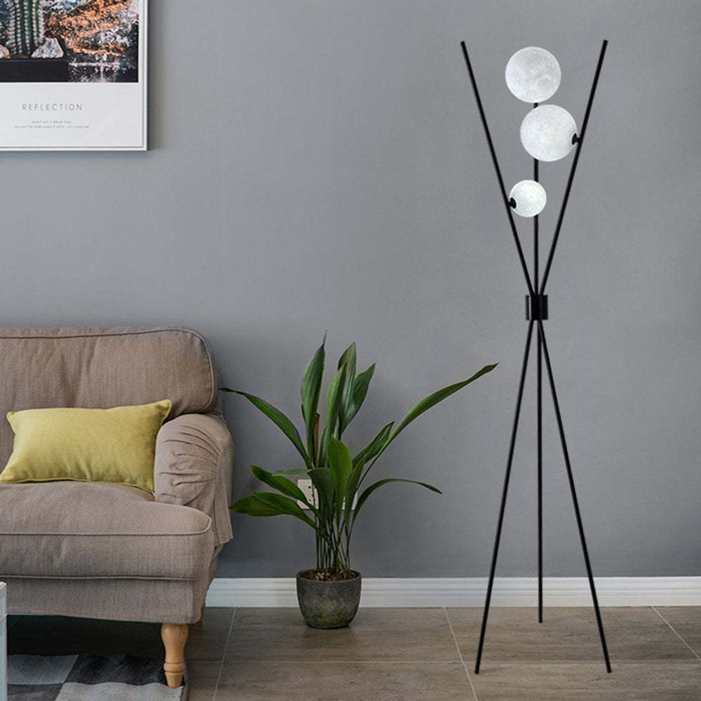 Axis Minimalist Metal Tripod Floor Lamp