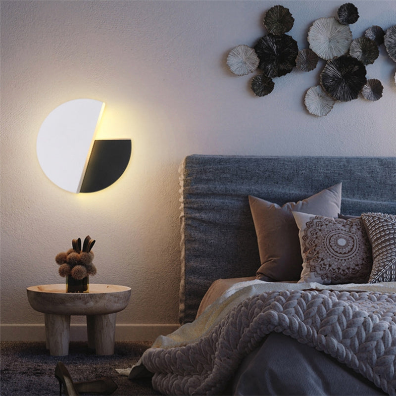 Drehbare Wall Lamp Blanco/Negro LED para Dormitorio y Salón