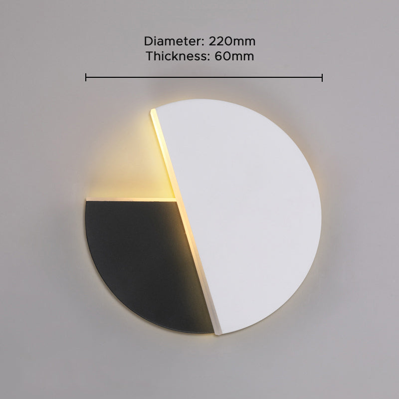 Drehbare Wall Lamp Blanco/Negro LED para Dormitorio y Salón