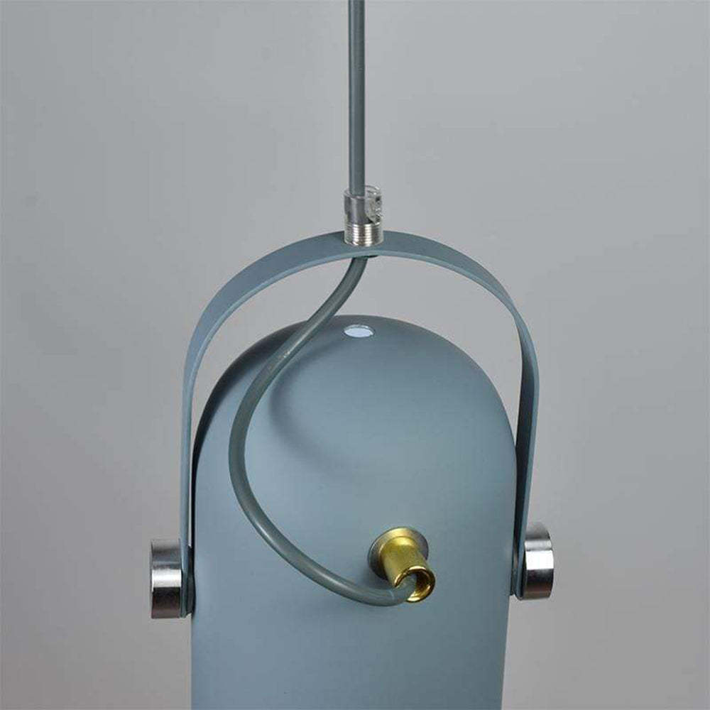 Morandi Moderna Industrial Geométrica Metal Lámpara Colgante Multicolor