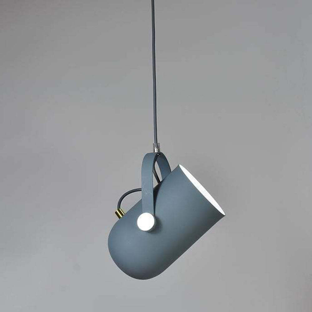 Morandi Moderna Industrial Geométrica Metal Lámpara Colgante Multicolor