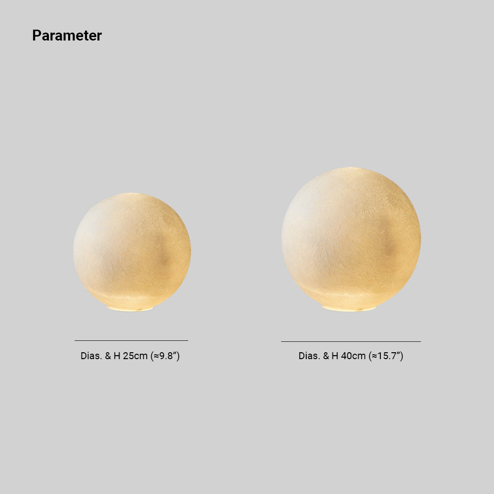 Elif Modern Decorative Dream Floor Lamp, Moon Globe, Resin, Bedroom