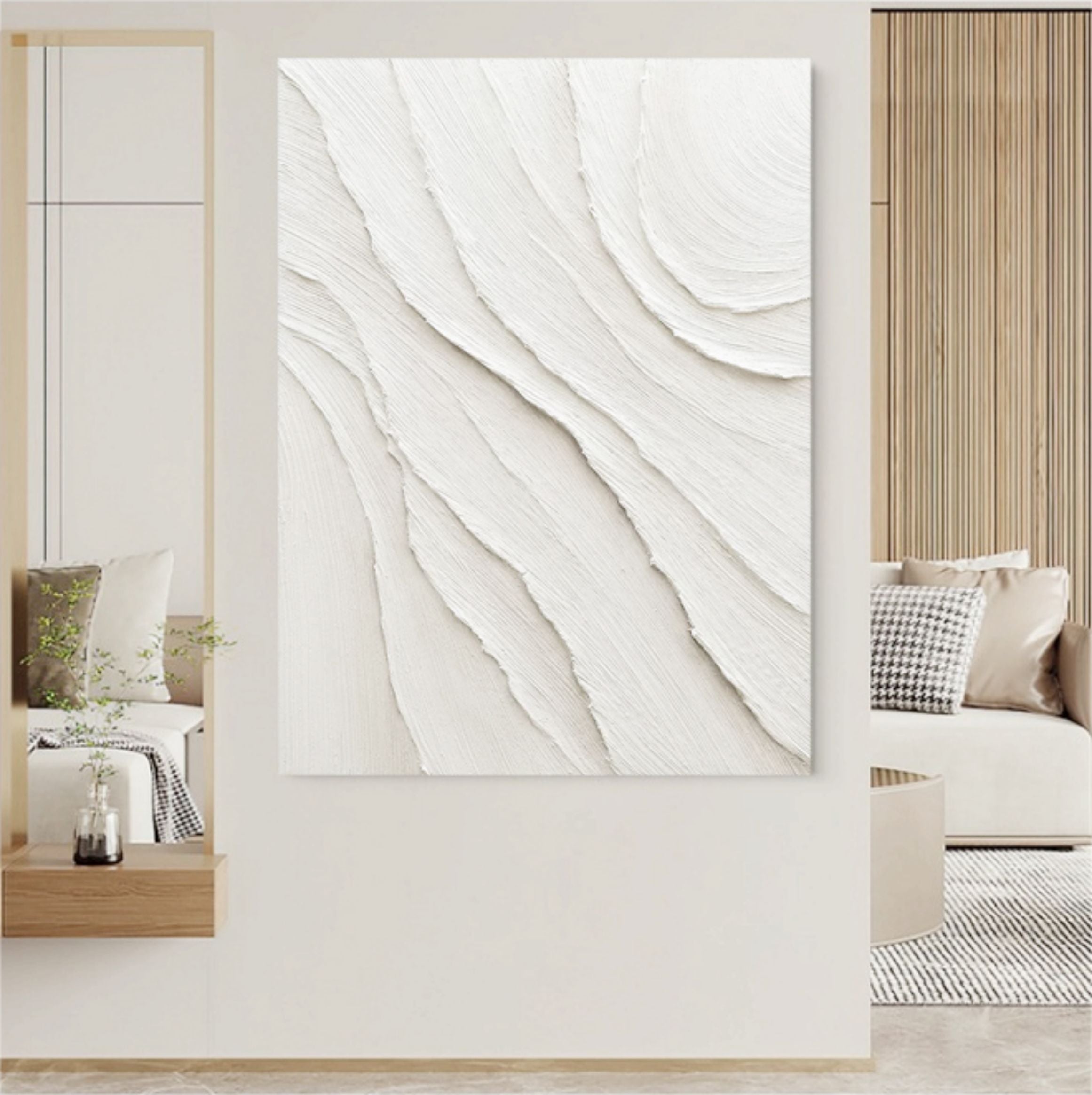 Arte Minimalista De Yeso #MS033
