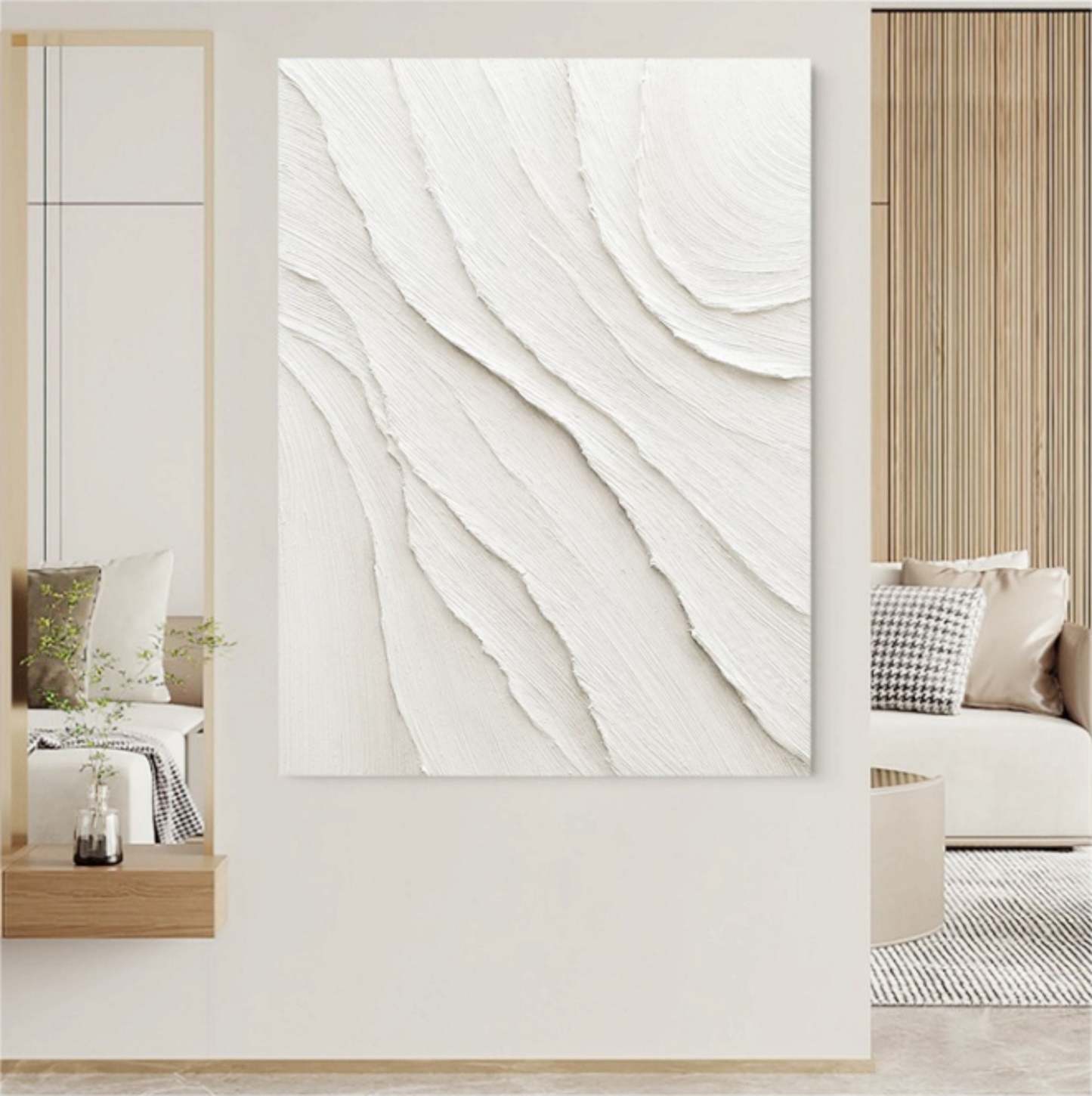 Arte Minimalista De Yeso #MS033