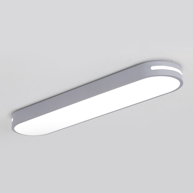 Quinn Moderno LED Lámpara de Techo Blanco/Negro Comedor/Sala de Estar Metal Acrílico