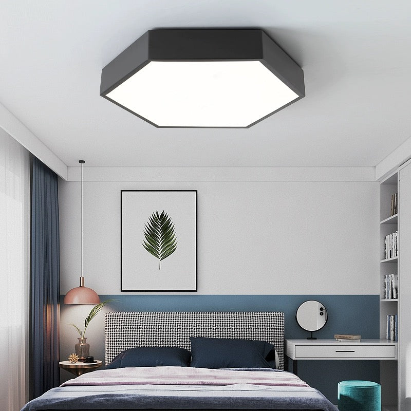 Morandi Moderna lámpara de techo LED Blanca/negra para comedor/sala de estar.