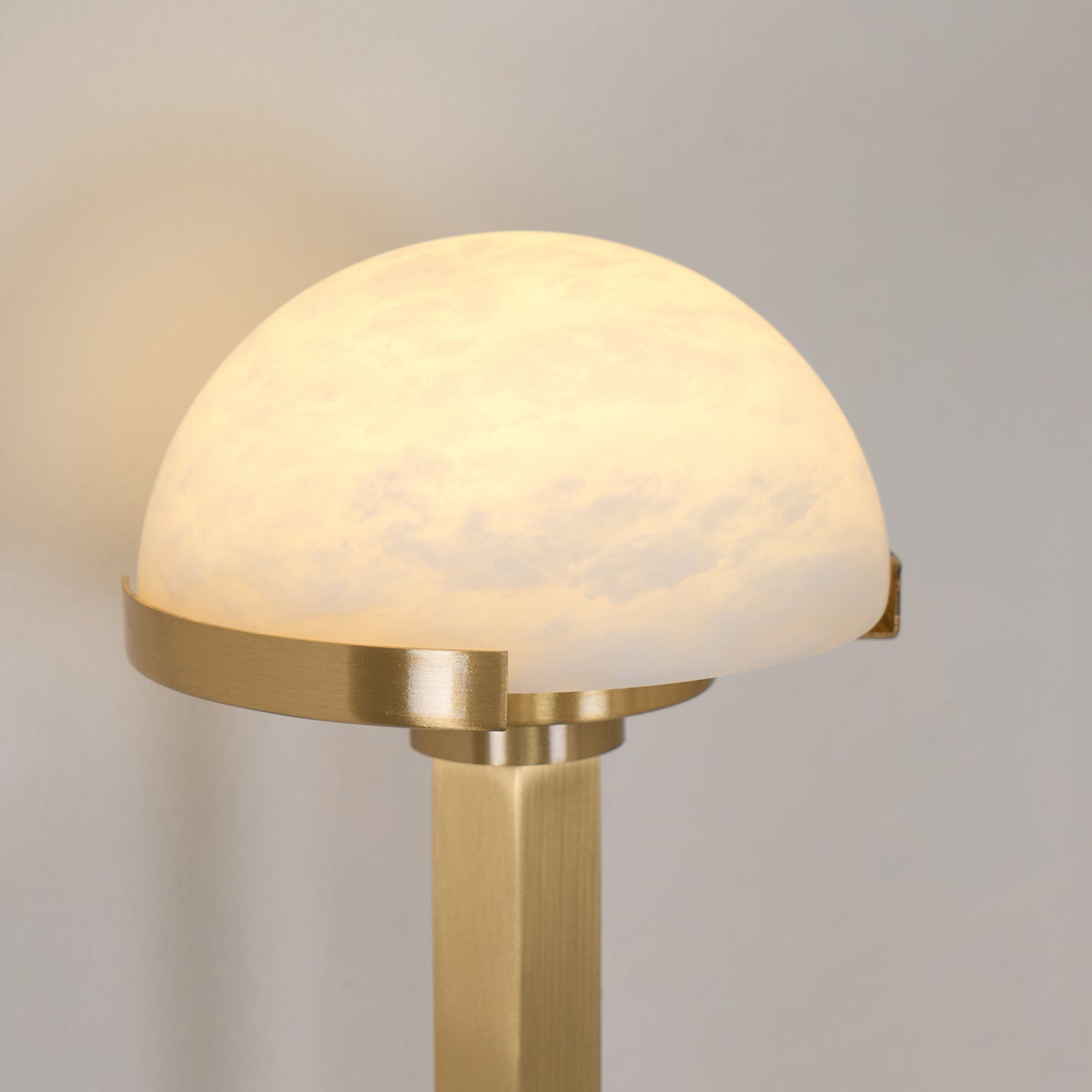 Halo Mushroom Alabaster Wall Light