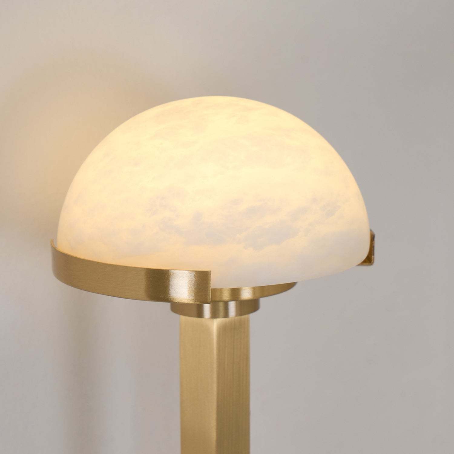 Halo Mushroom Alabaster Wall Light