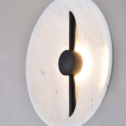 Dune Marble Round Resin Floor Lamp