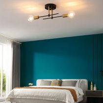 Valentina Moderno LED Lámpara de Techo Bola Negro Comedor/Salón/Dormitorio Metal/Vidrio