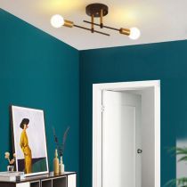 Valentina Moderno LED Lámpara de Techo Bola Negro Comedor/Salón/Dormitorio Metal/Vidrio