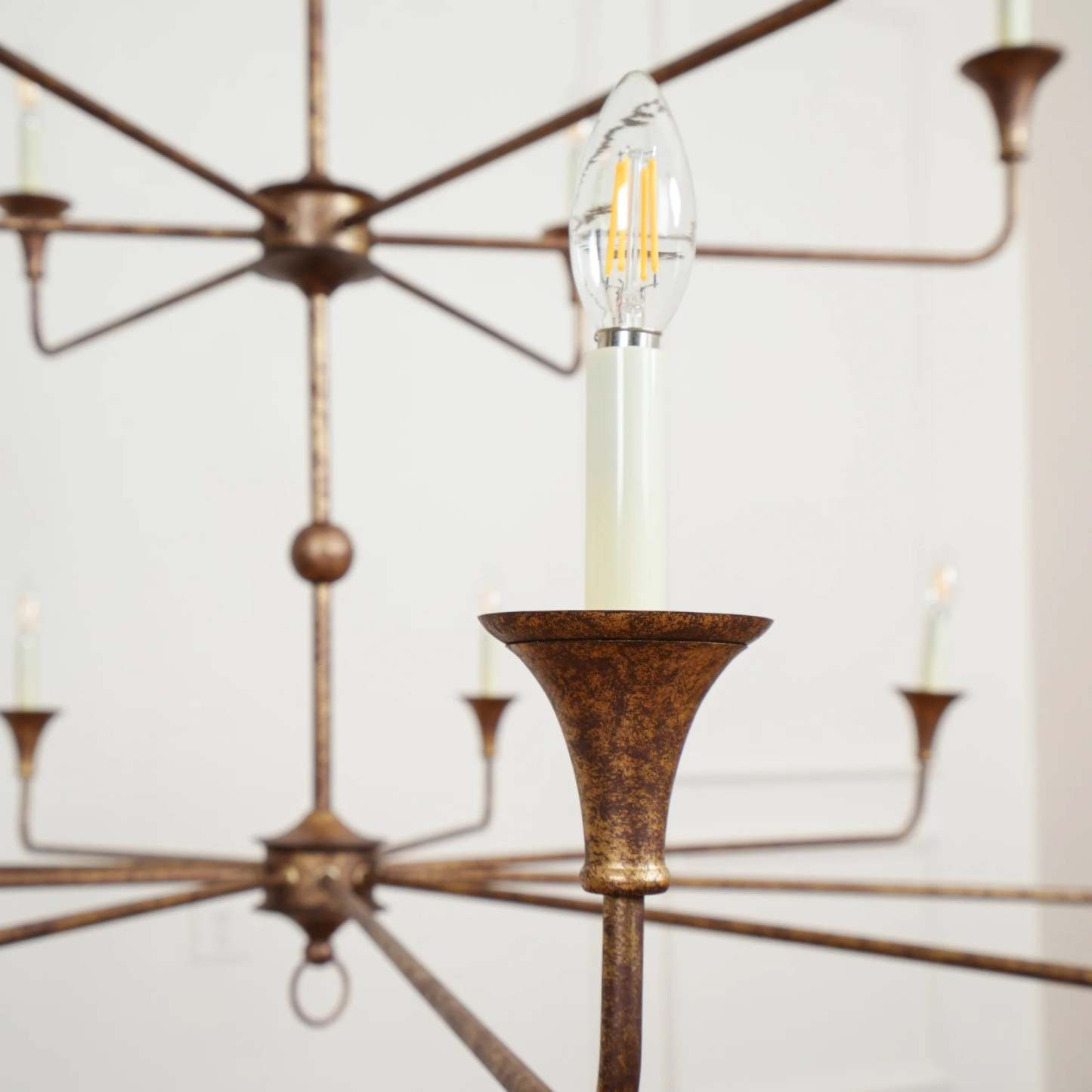 Axis Brass Chandelier