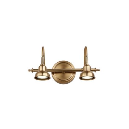 Eryn Retro Redondo LED Aplique Oro Baño/Dormitorio Metal 2/3/4 Luminarias
