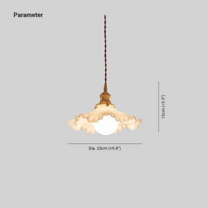 Hakka Skirt Glow Pendant Lamp
