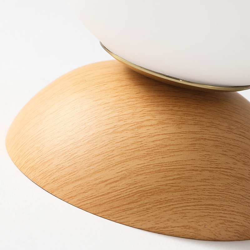 Valentina Nórdico Japonés Glob LED Plafón/Lámpara Colgante Metal/Vidrio Dormitorio Madera Tostada