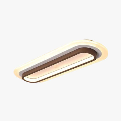 LED Lámpara de Techo Anillo Flur Pasillo Sala de Estar,Blanco, Metal acrílico