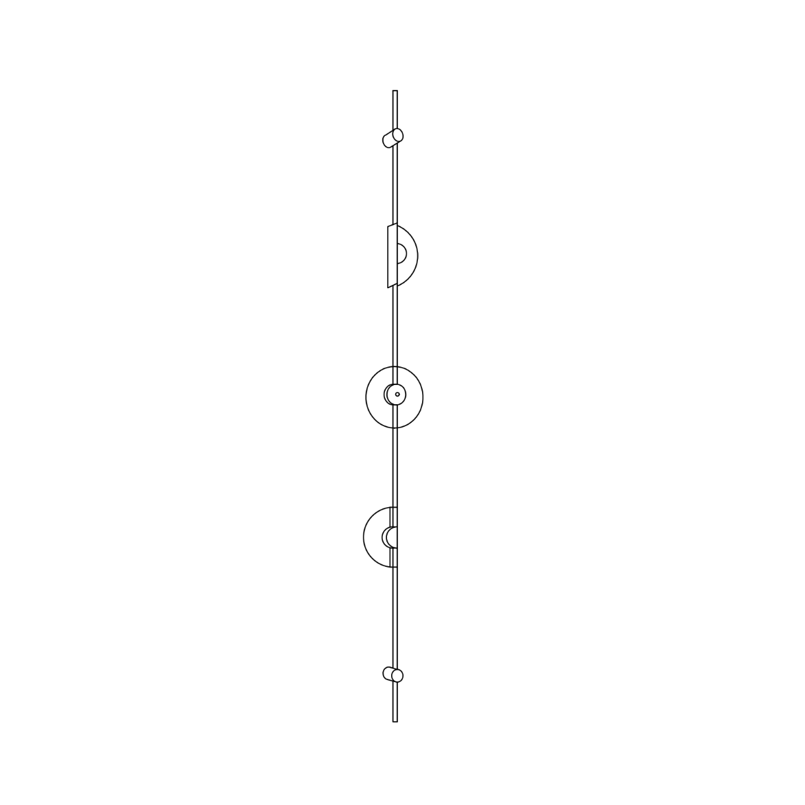 Alabastro Vertical Aplique