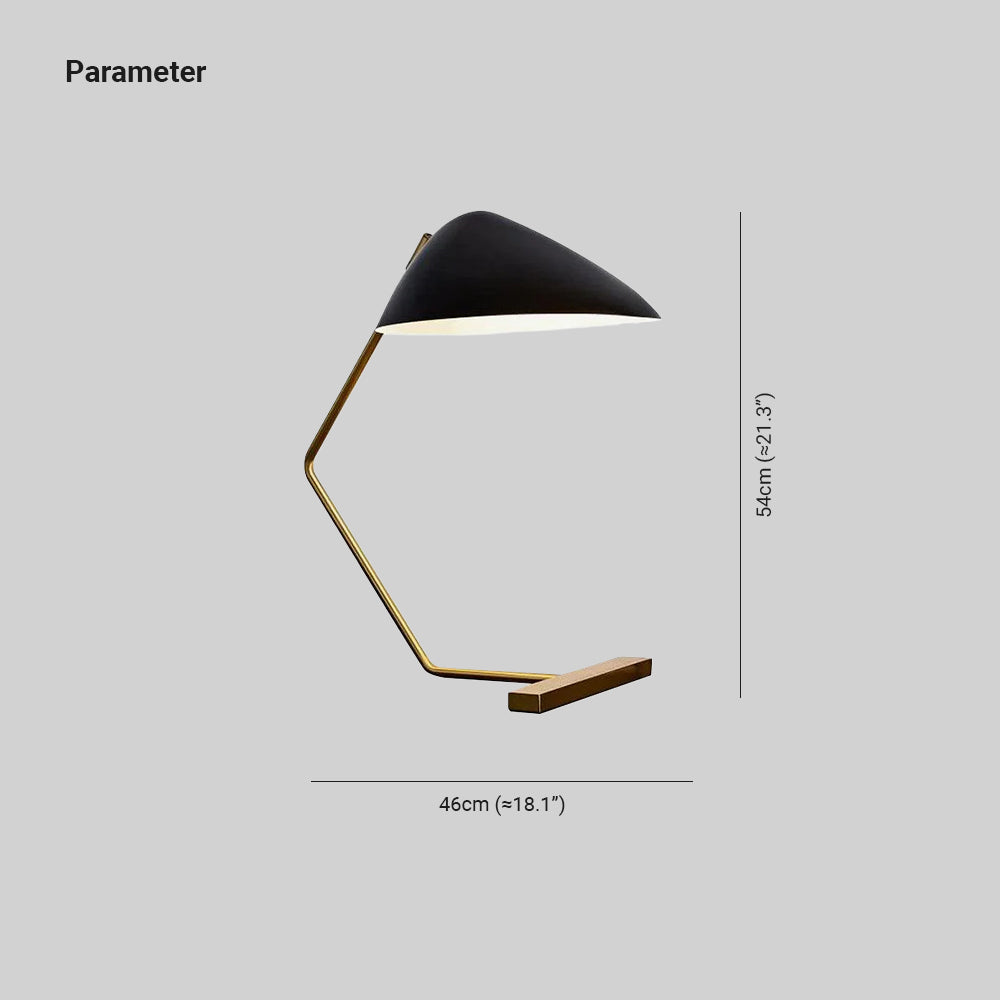 Axis Mid Century Iron Table Lamp
