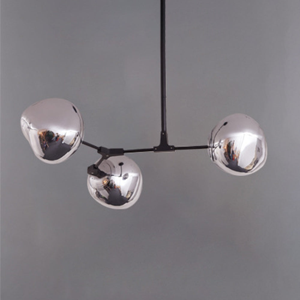 Mirza Diseño Molecular Metal Lámpara Colgante Dorada