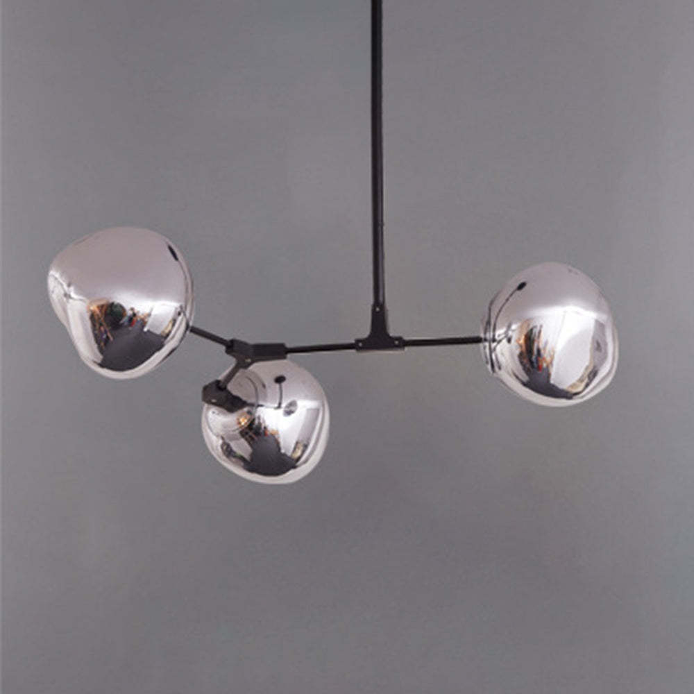 Mirza Diseño Molecular Metal Lámpara Colgante Dorada