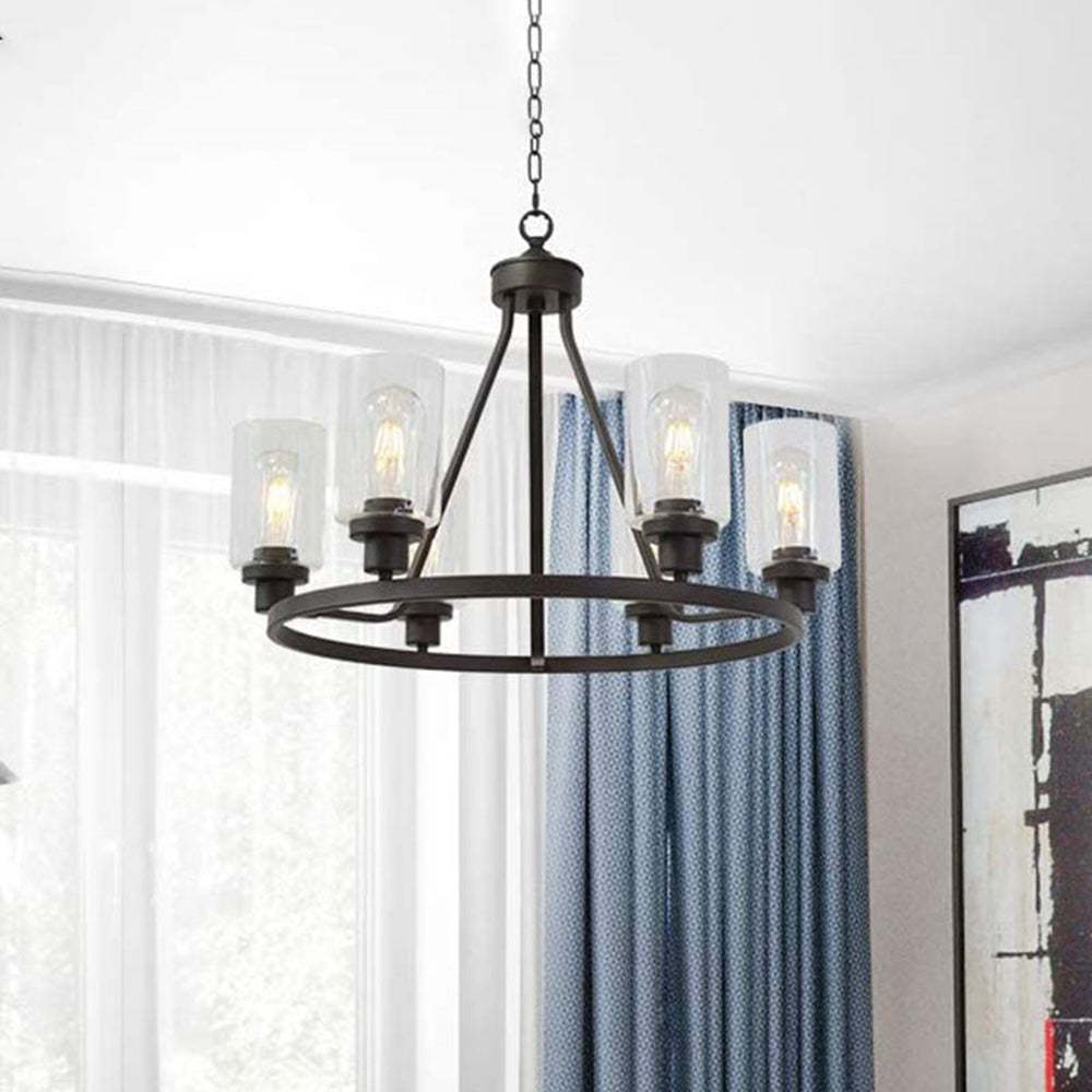 Brady Industrial Alrededor Metal Vaso Araña Negro Sala de Estar