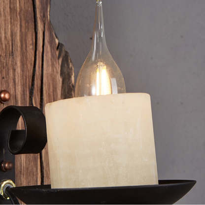 Austin Moderno LED Aplique Madera/Metal Salón/Dormitorio
