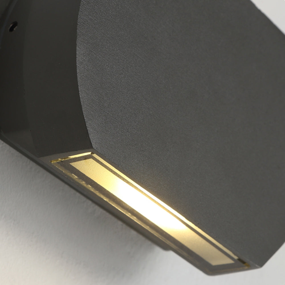 Orr Geo Aplique Exterior, 2 Estilos Aluminio y Vidrio