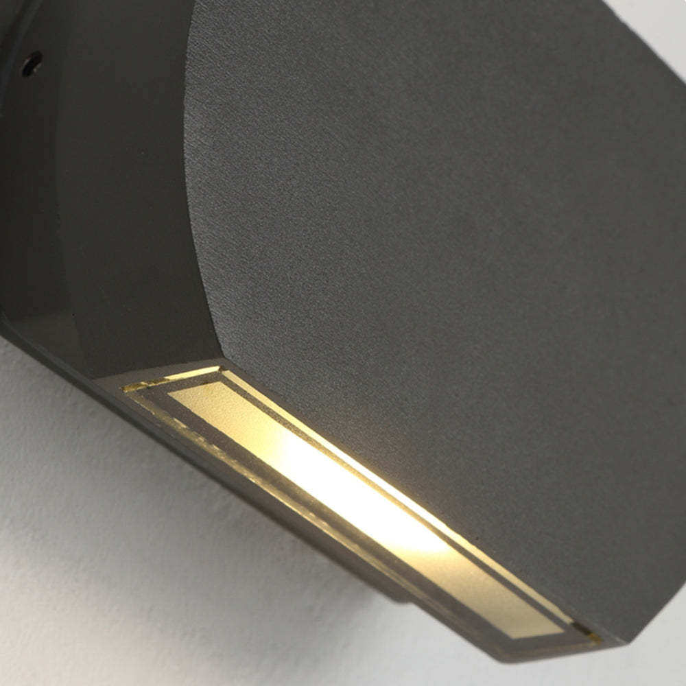 Orr Geo Aplique Exterior, 2 Estilos Aluminio y Vidrio