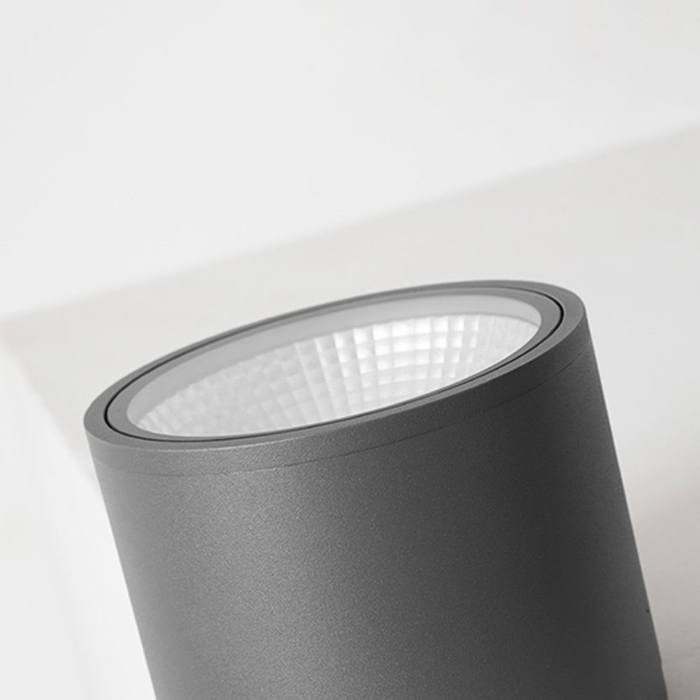 Orr Moderna Cilíndrica LED Metal Lámpara De Techo Exterior