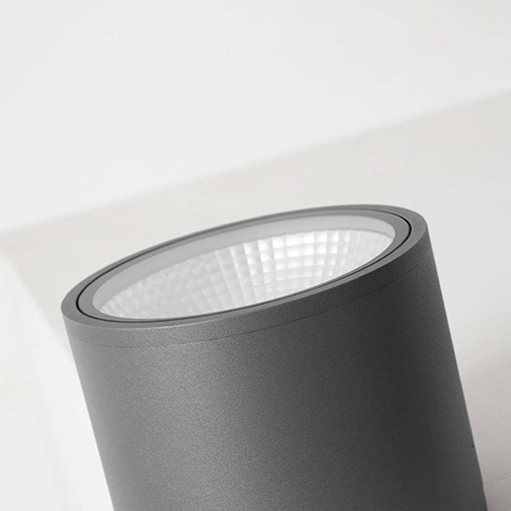Orr Moderna Cilíndrica LED Metal Lámpara De Techo Exterior