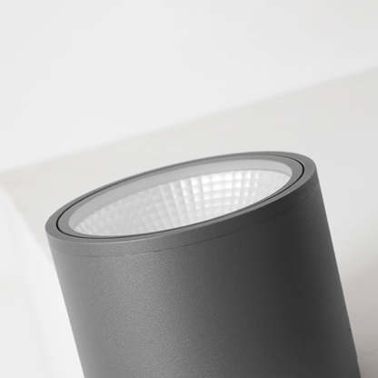 Orr Moderna Cilíndrica LED Metal Lámpara De Techo Exterior