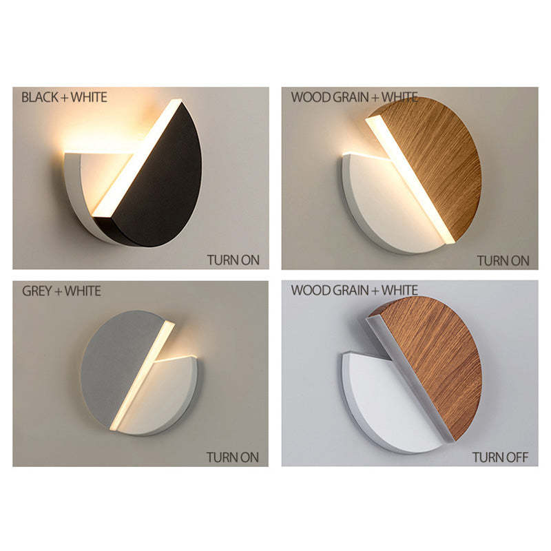 Drehbare Wall Lamp Blanco/Negro LED para Dormitorio y Salón