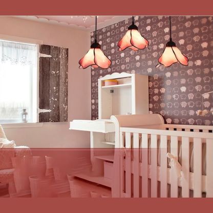 Félicie Moderno LED Lámpara Colgante Flor Sala de Estar Dormitorio, 2 Colores, Metal Resinoso