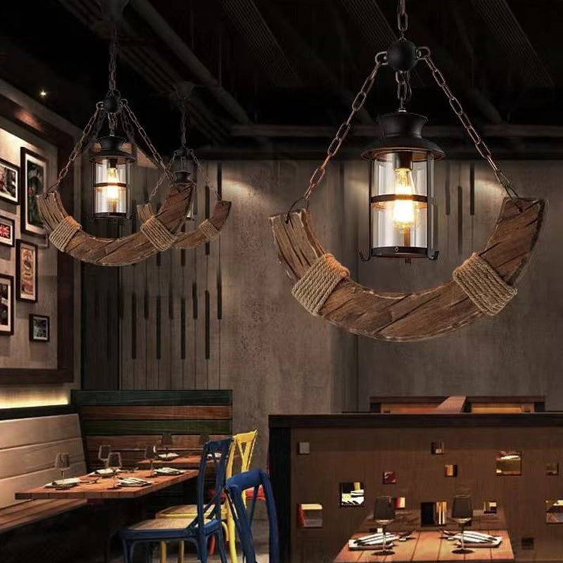 Austin Lámpara Colgante, 3 Estilos Para Mesa de Bar/Comedor Madera