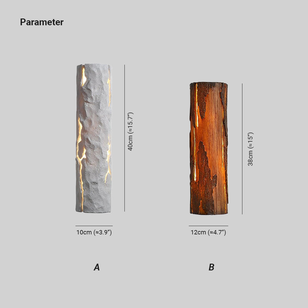 Hakka Broken Bark Wall Light