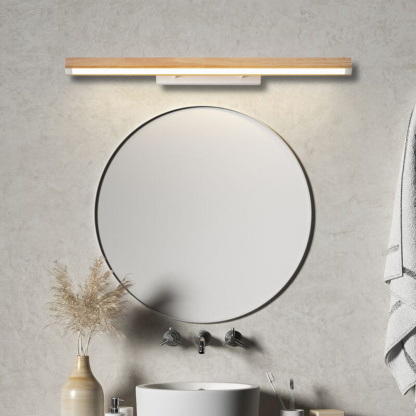 Ozawa Minimalista LED Aplique Dormitorio/Comedor Madera