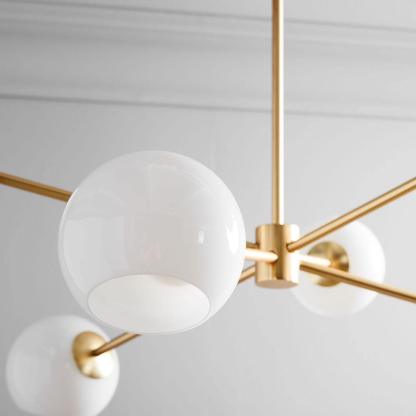 Axis Geometric Smoked Glass Chandelier