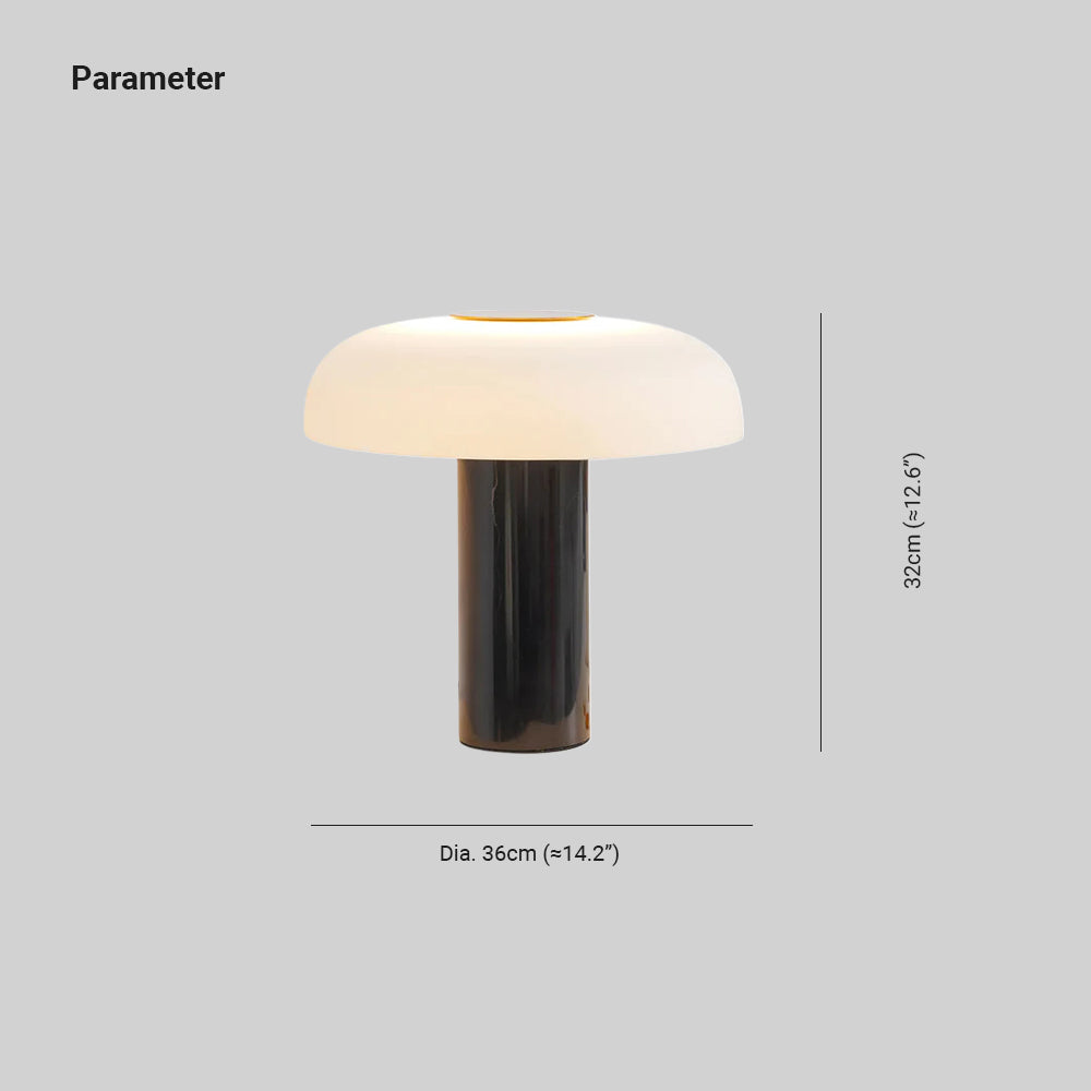 Dune Marble Opal Glass Table Lamp