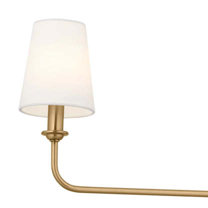 Axis Nickel Linear Fabric Chandelier