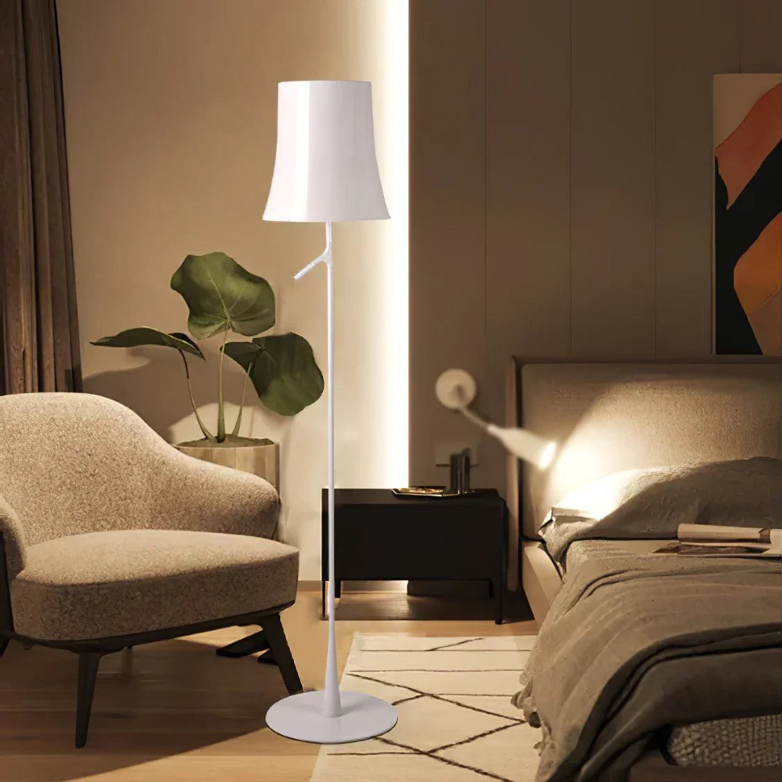 Axis Modern Slim Metal Floor Lamp