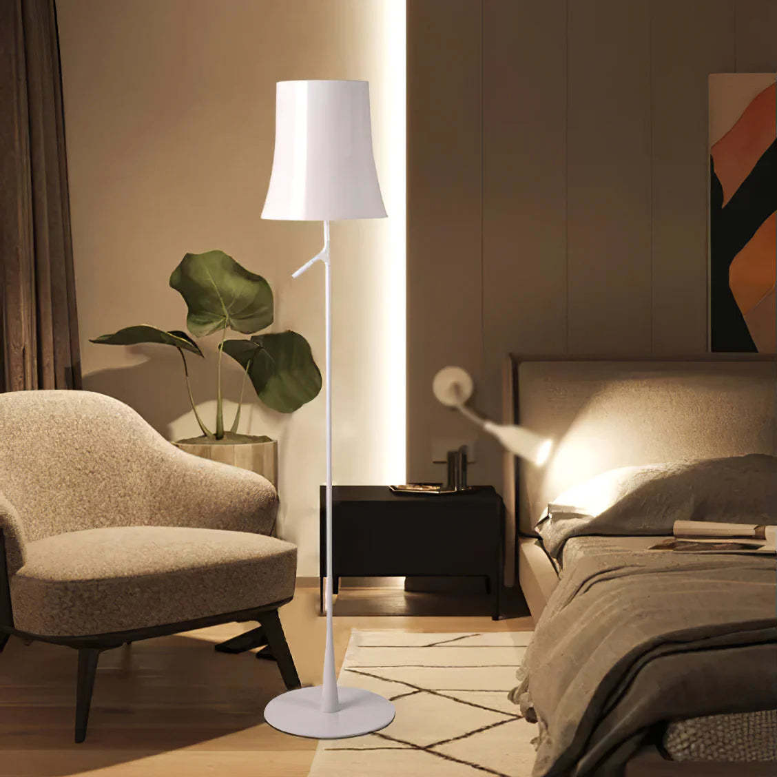 Axis Modern Slim Metal Floor Lamp