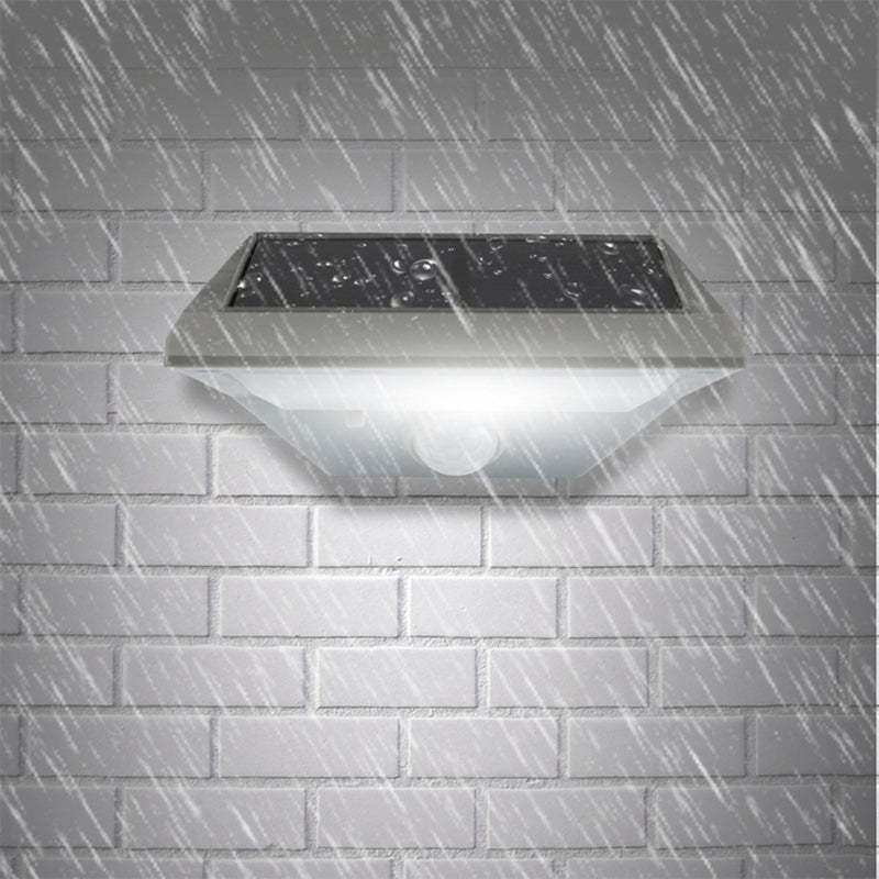 Orr Impermeable Solar LED Sensor de Movimiento Aplique Exterior