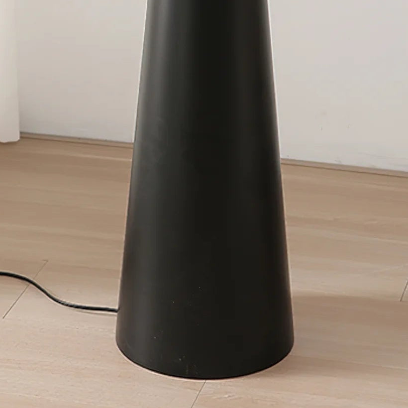 Hakka Fabric Metal Cone Floor Lamp