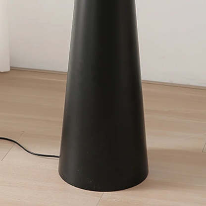 Hakka Fabric Metal Cone Floor Lamp